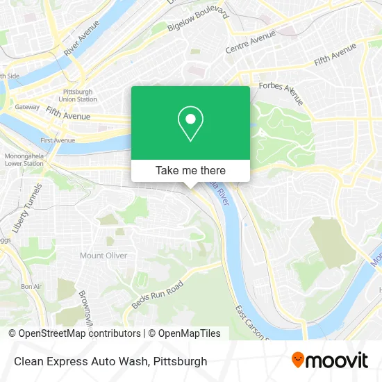 Clean Express Auto Wash map