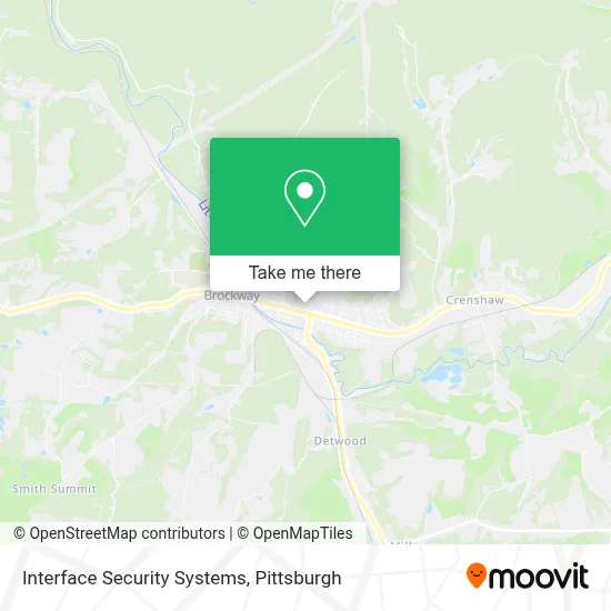 Interface Security Systems map