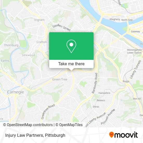 Injury Law Partners map