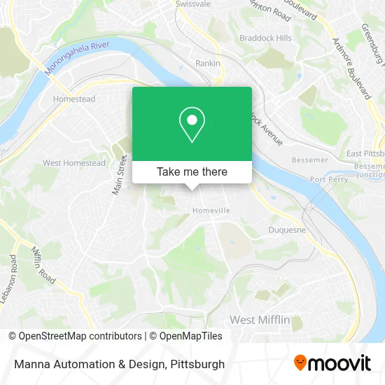 Manna Automation & Design map