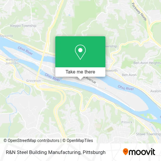 R&N Steel Building Manufacturing map