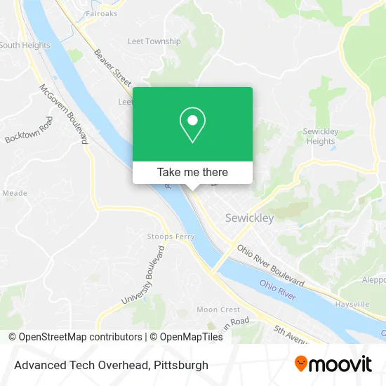 Advanced Tech Overhead map
