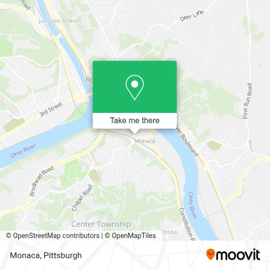 Monaca map