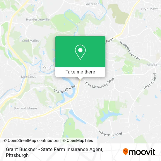 Grant Buckner - State Farm Insurance Agent map