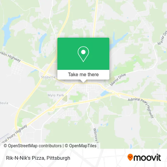 Rik-N-Nik's Pizza map