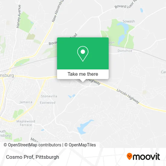 Cosmo Prof map