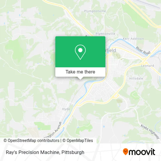 Ray's Precision Machine map