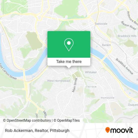 Rob Ackerman, Realtor map