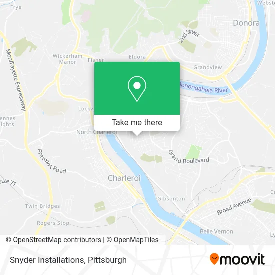 Snyder Installations map
