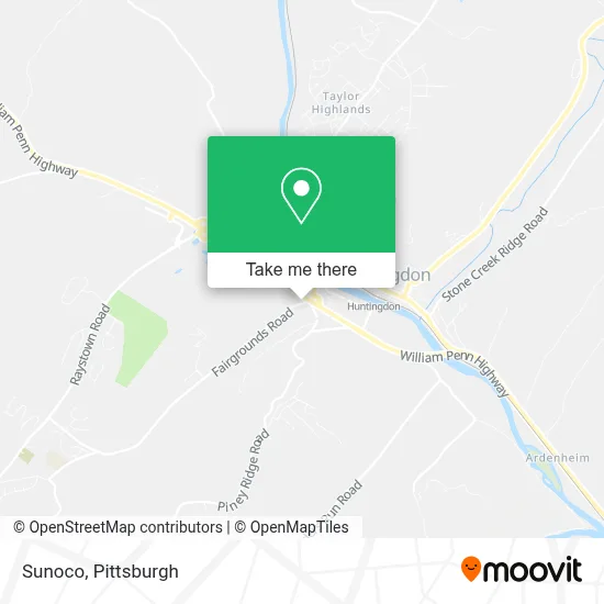 Sunoco map