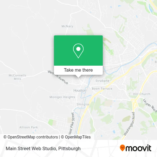 Main Street Web Studio map