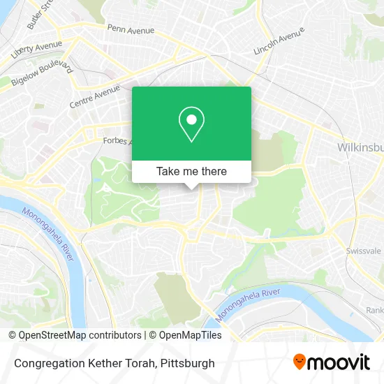 Congregation Kether Torah map