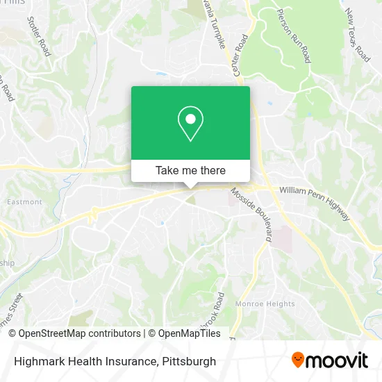 Highmark Health Insurance map