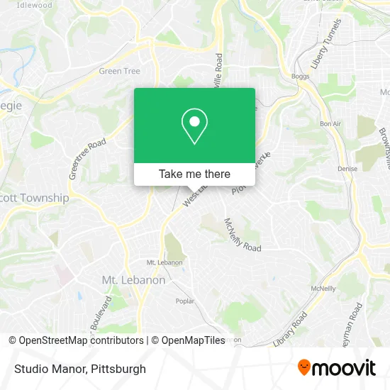 Studio Manor map