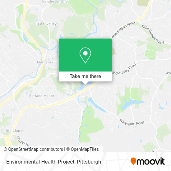 Environmental Health Project map
