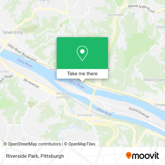 Riverside Park map