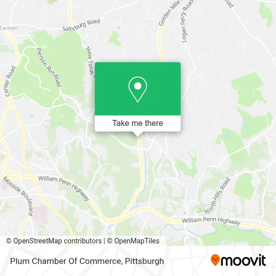 Plum Chamber Of Commerce map
