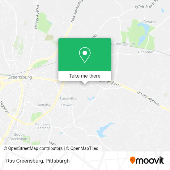 Rss Greensburg map