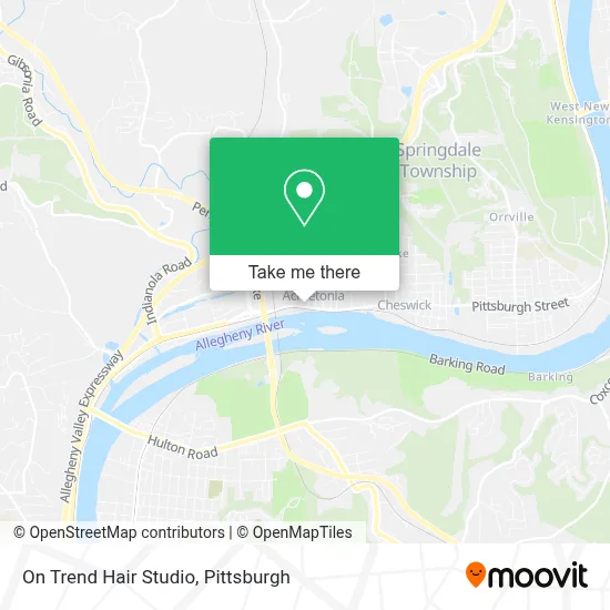 On Trend Hair Studio map