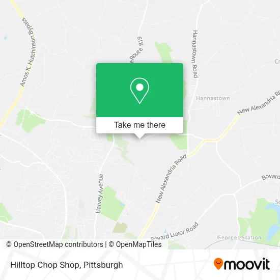 Hilltop Chop Shop map