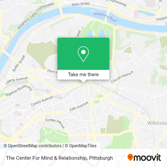 The Center For Mind & Relationship map