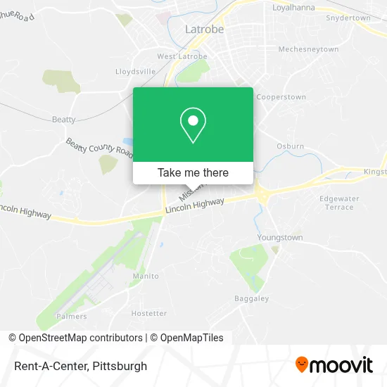 Rent-A-Center map