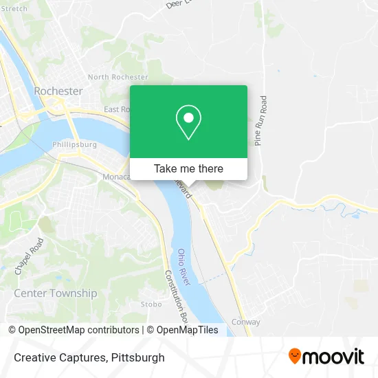 Creative Captures map