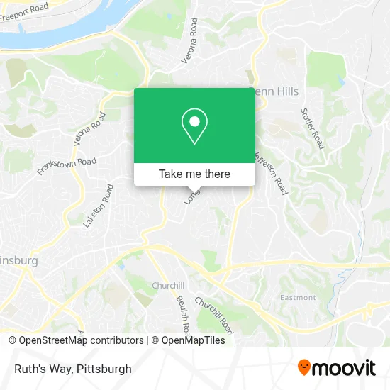 Ruth's Way map