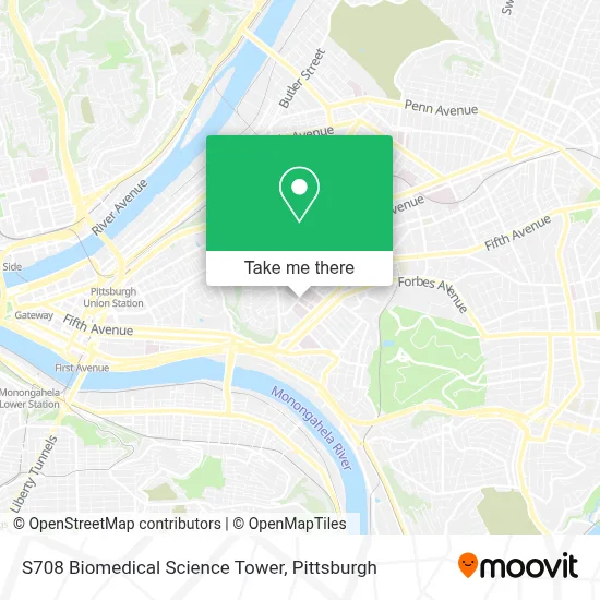 S708 Biomedical Science Tower map