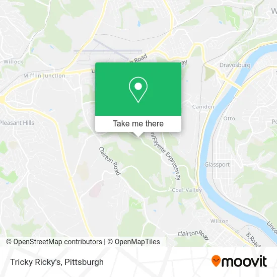Tricky Ricky's map