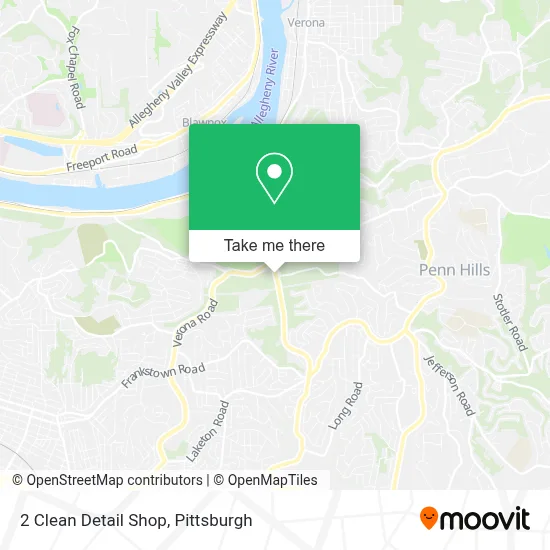 2 Clean Detail Shop map