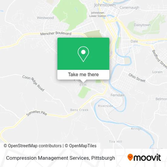 Compression Management Services map