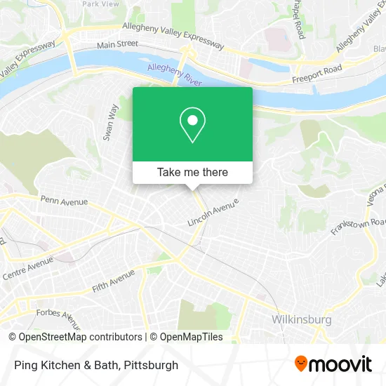 Ping Kitchen & Bath map