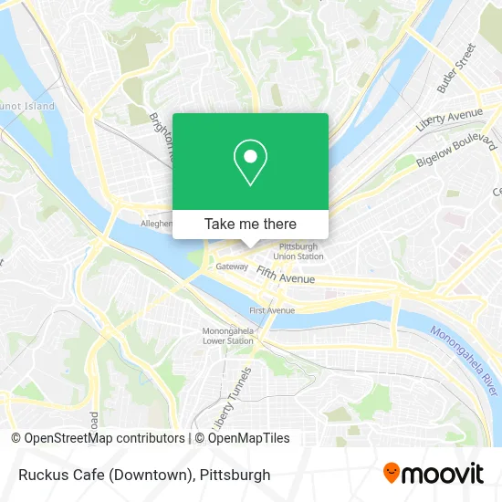 Ruckus Cafe (Downtown) map