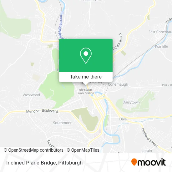 Inclined Plane Bridge map