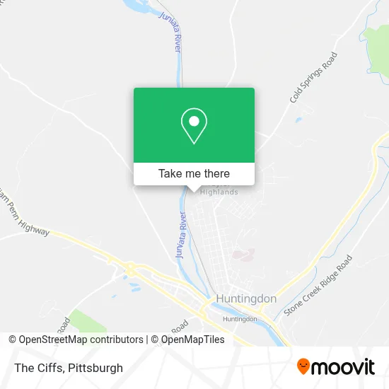 The Ciffs map