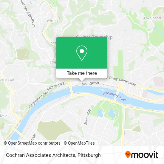 Cochran Associates Architects map
