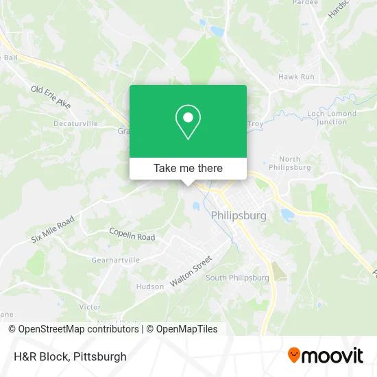 H&R Block map