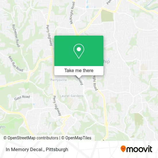 In Memory Decal. map