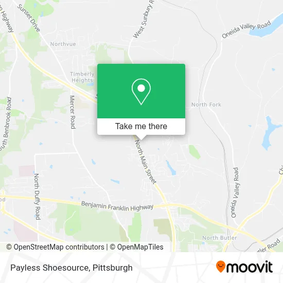 Payless Shoesource map