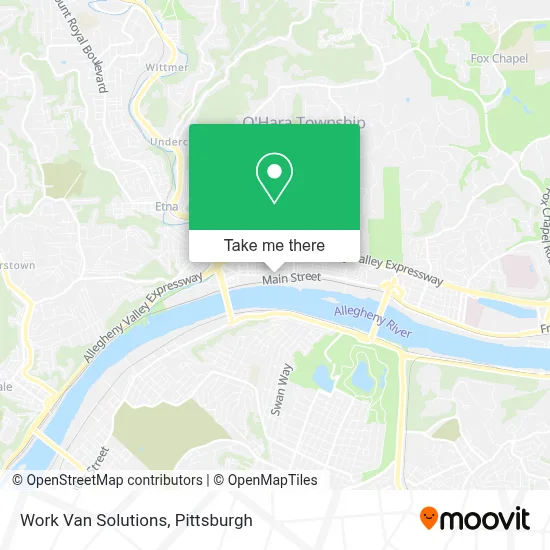 Work Van Solutions map