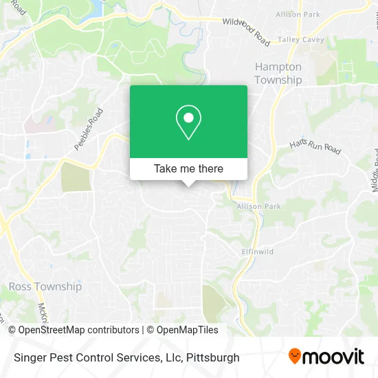Singer Pest Control Services, Llc map