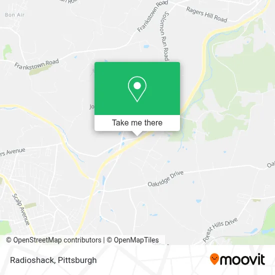 Radioshack map