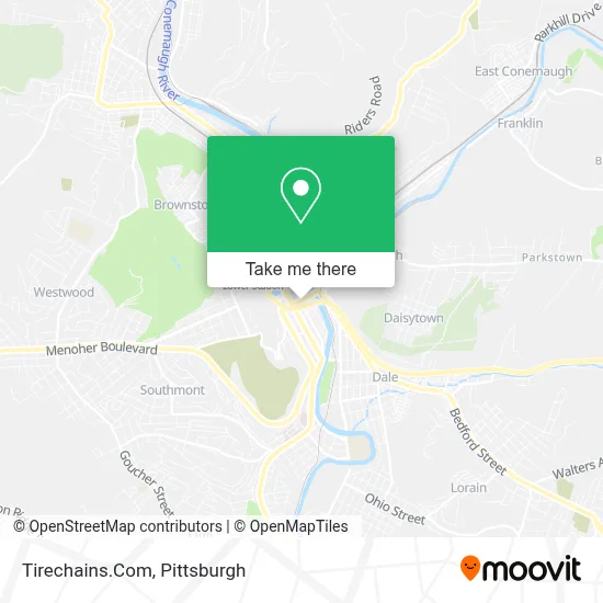 Tirechains.Com map