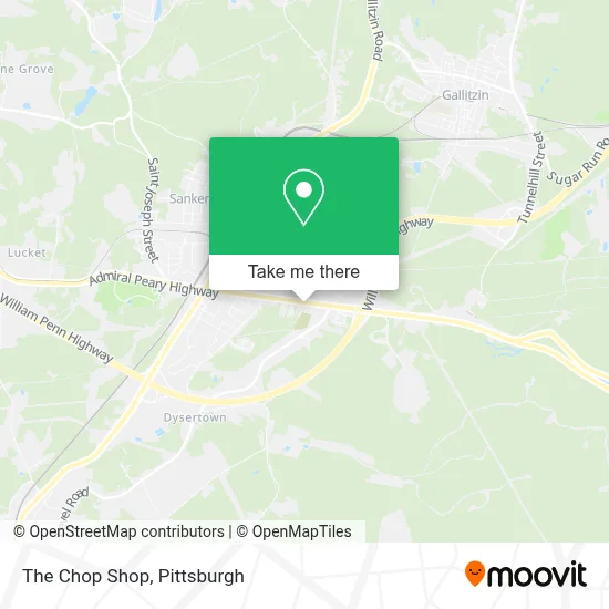 The Chop Shop map
