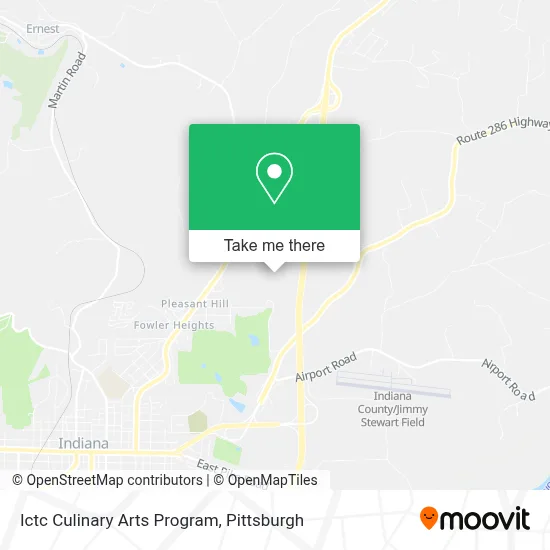 Ictc Culinary Arts Program map