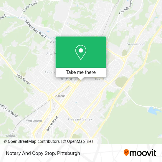 Notary And Copy Stop map