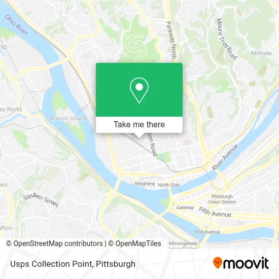 Usps Collection Point map