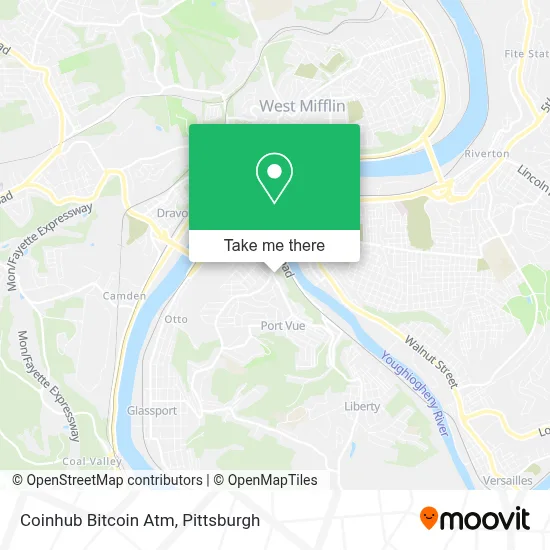 Coinhub Bitcoin Atm map