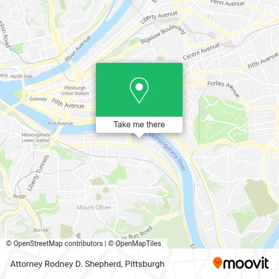 Attorney Rodney D. Shepherd map